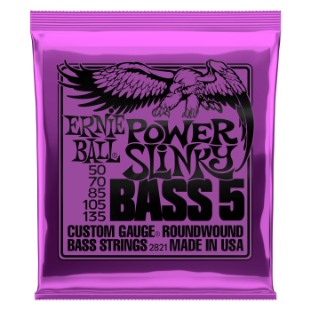 Struny Ernie Ball Power Slinky  Bass 50-135 do basu